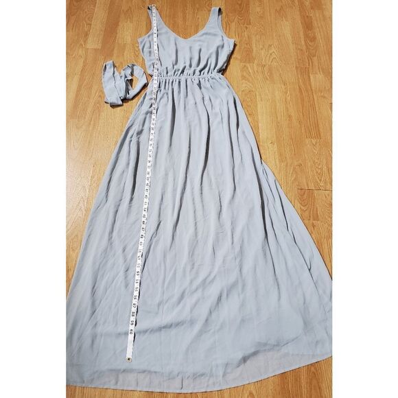 Show Me Your Mumu 'Kendall' Maxi Dress - size Large in Steel Blue - Picture 10 of 14